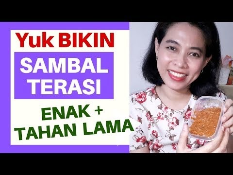  Resep  Sambal  Terasi Enak  Dan  Tahan  Lama  Aneka Resepi