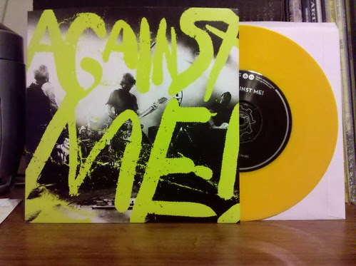Against Me - Russian Spies 7" - Yellow Vinyl /504
