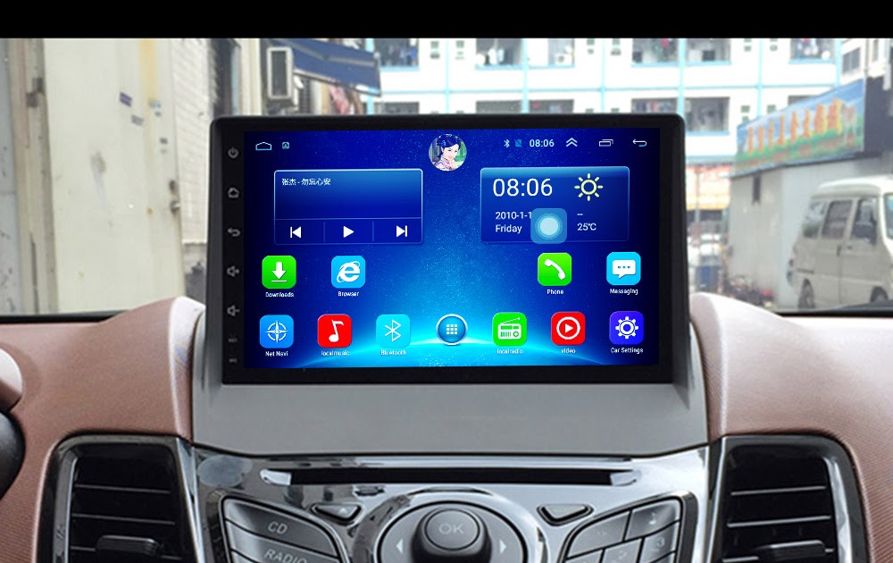 Ford Fiesta Android Auto Polkie Island