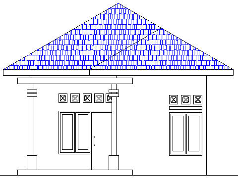 Desain Rumah Autocad Tampak Depan - SOYINCONFORMIDADLATENTE