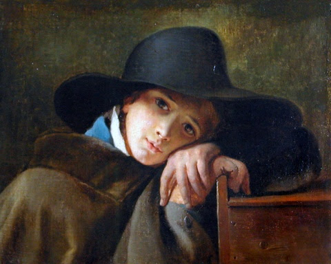 Jeune garçon songeur Jeune garçon songeur