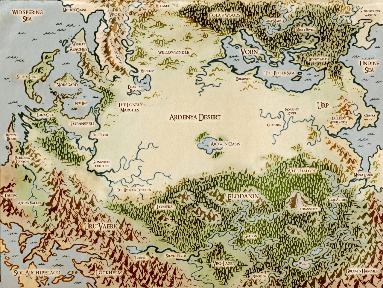 31 Dungeons And Dragons World Map - Maps Database Source