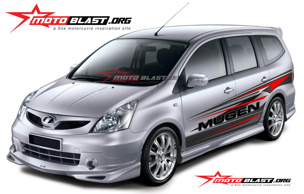 Car Series Modif Striping Mobil Grand Livina Silver MOTOBLAST Car Series Modif Striping Mobil Grand Livina Silver MOTOBLAST