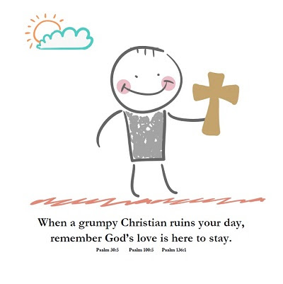 A page from “Mr. Grumpy Christian”