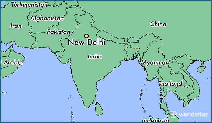 Delhi On World Map Spirited – Facts | My Reading Journal