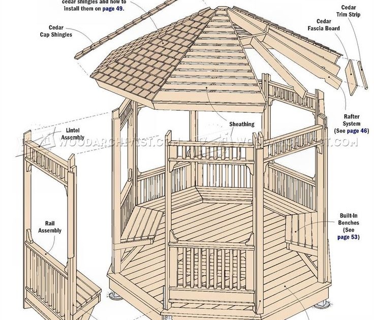 Woodworking plans garden gazebos Bargain
