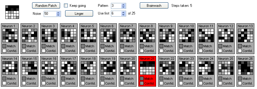 Pattern Sniffer screen shot