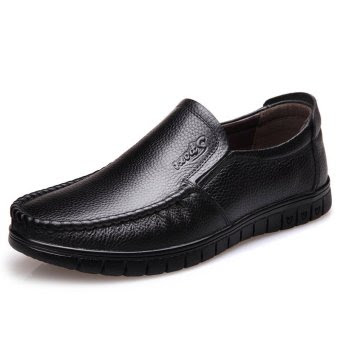 New Mens Business Casual Leather Shoes Black Lazada New Mens Business Casual Leather Shoes Black Lazada