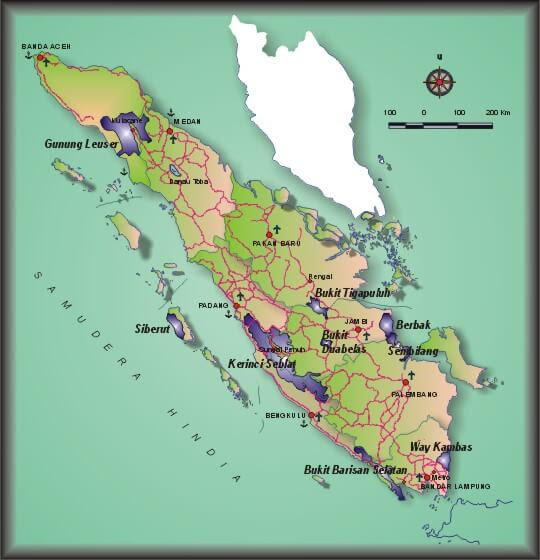 50 Taman  Nasional  di  Indonesia  Sumatera PMTG Adventure