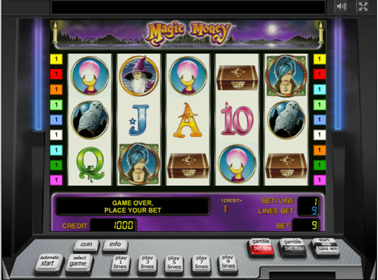 игровые автоматы онлайн магия денег