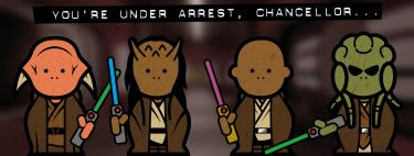 The arrest of Chancellor Palpatine