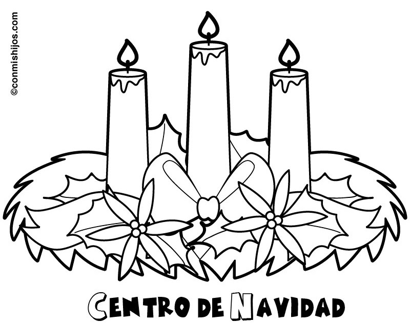 Dibujos Infantiles Para Colorear De La Navidad | Colorear dibujos