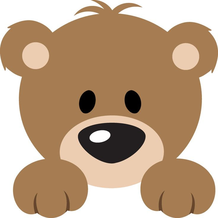 Cartoon Bear Face - Barry is joyful and welcoming. - Goimages Base