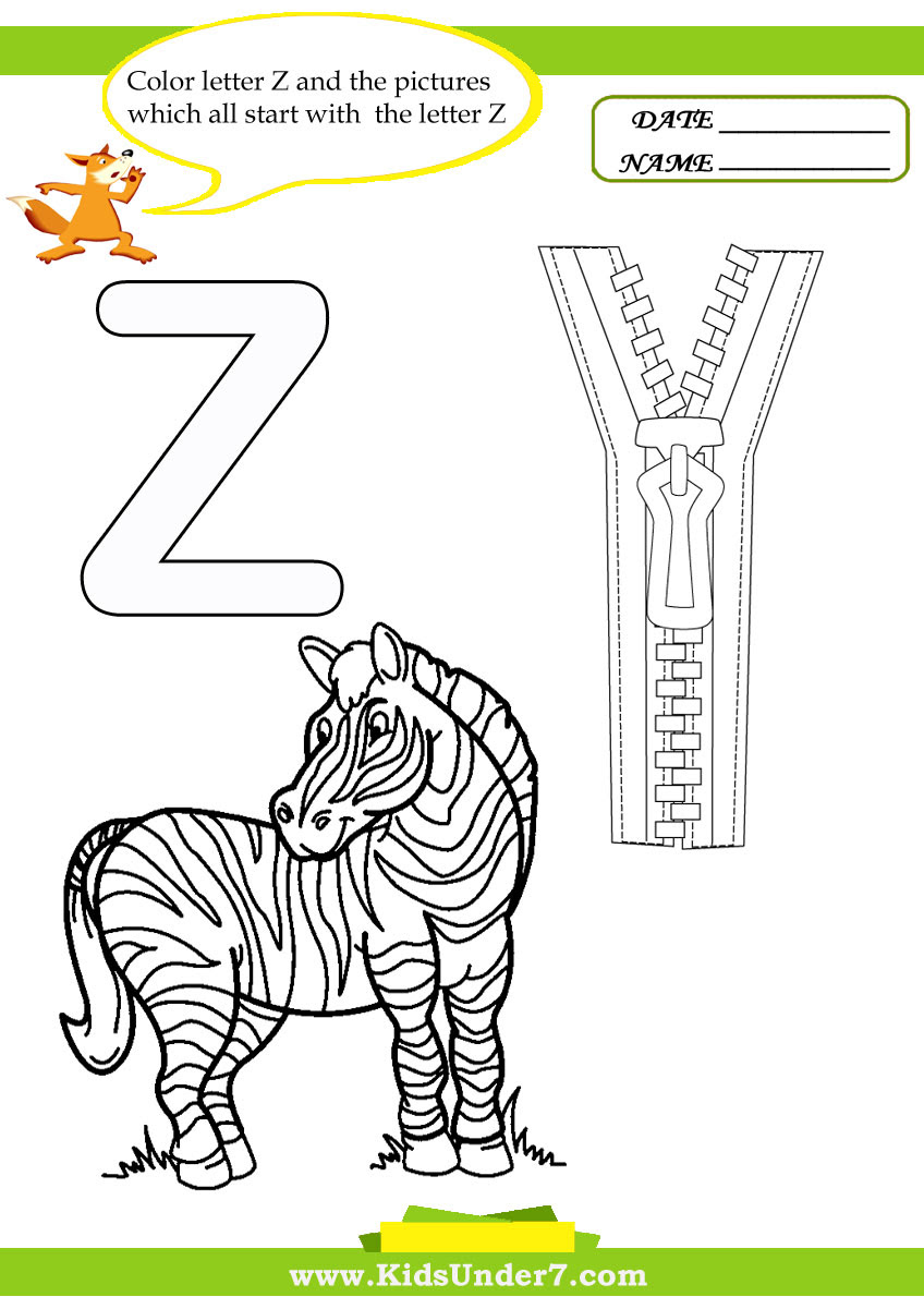 Download 40+ Preschool Letter Z Coloring Pages PNG PDF File - New Free