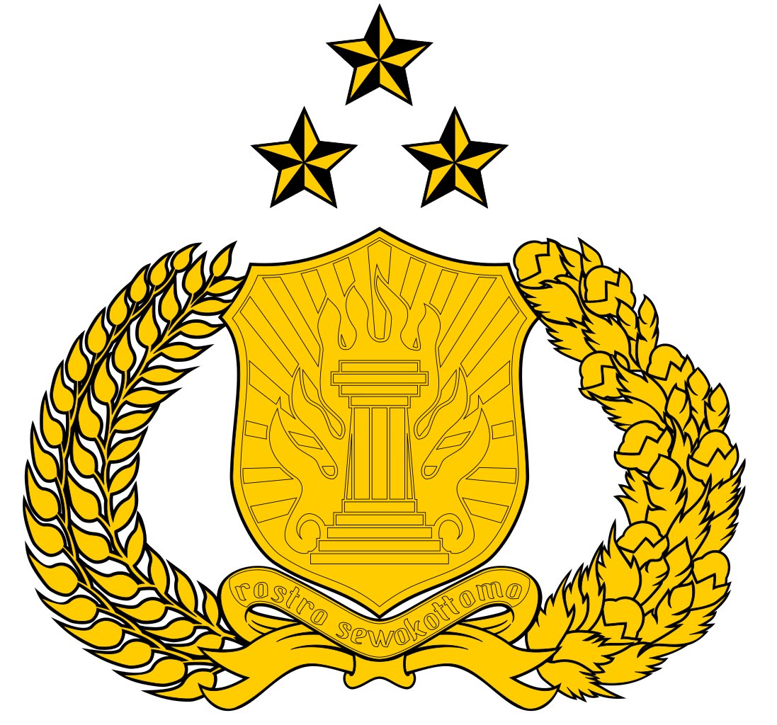 Logo Tribrata Hitam Putih Vector - uwelenizone
