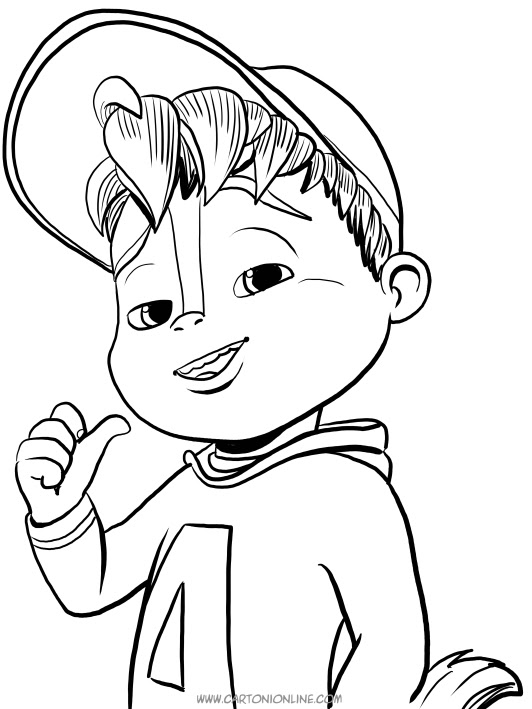Disegni Da Colorare Di Alvin Stampae Colorare