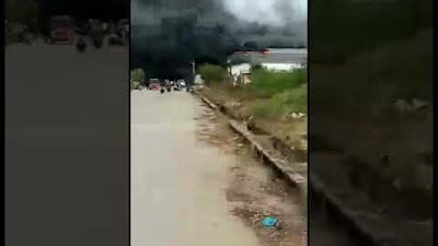 Pabrik korek api di Tangerang Ludes Terbakar 