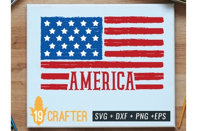 Download Distressed American Flag Svg Dxf Png Eps Free