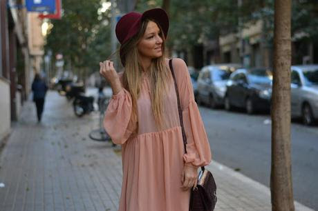 SALMON BABYDOLL DRESS SALMON BABYDOLL DRESS