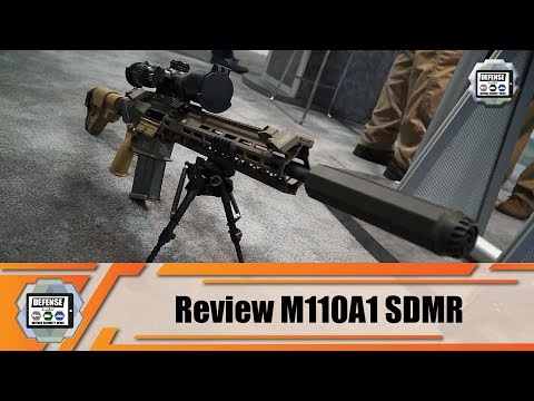 World Defence News: Video M110A1 SDMR technical review and analysis H&K ...