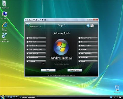 Vortex windows 7