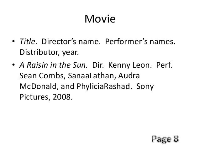 Works Cited Documentary