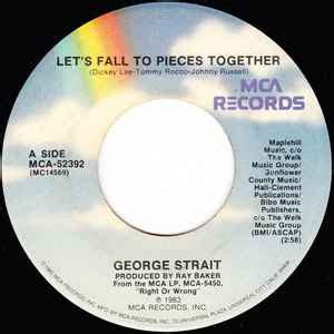 george strait lets fall  pieces