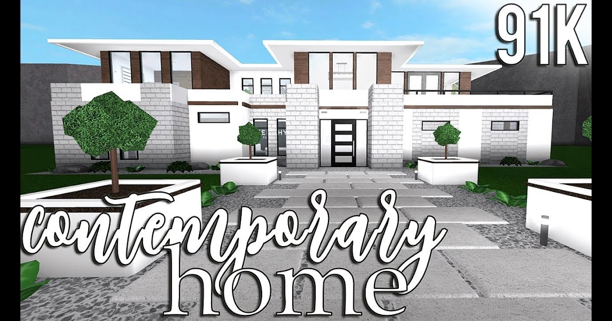 Roblox Bloxburg Modern Family Home 99k - roblox bloxburg 2 story modern house home decor wallpaper