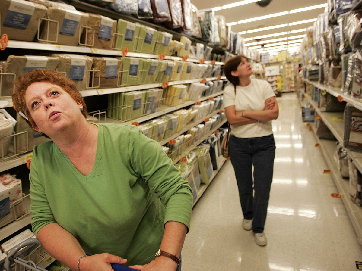 Once customers start walking through a store's maze of aisles, they are conditioned to walk up and down each one without deviating.