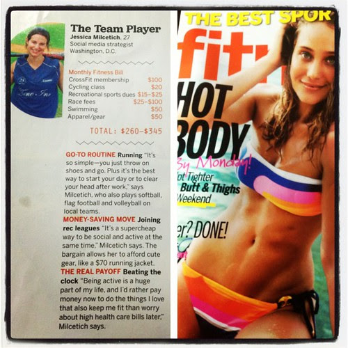 Look who's in this months @fitnessmag! Thanks to @meganerdruns for taking the picture and @chillemiz for props!