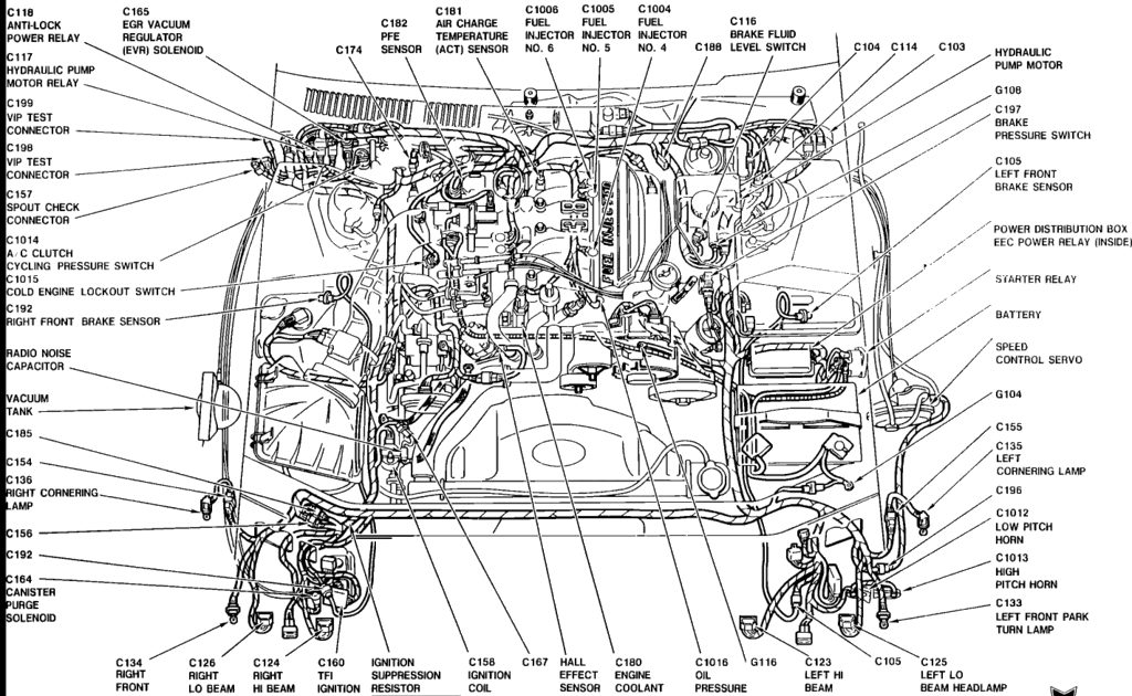 Ford 2 9 V6 Engine Diagram - Ford 4 Liter Ohv Engine Diagram - Wiring