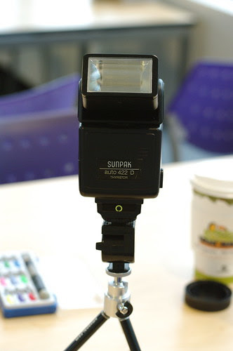 Sunpak 422D thyristor flash and Pentax F 35-70mm f/3.5-4.5 