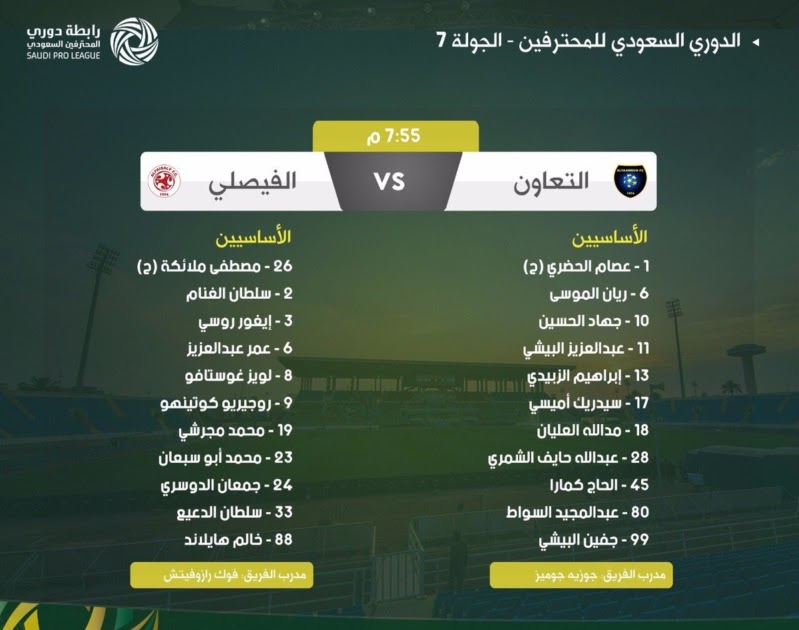 نتائج مباريات الدوري السعودي اليوم