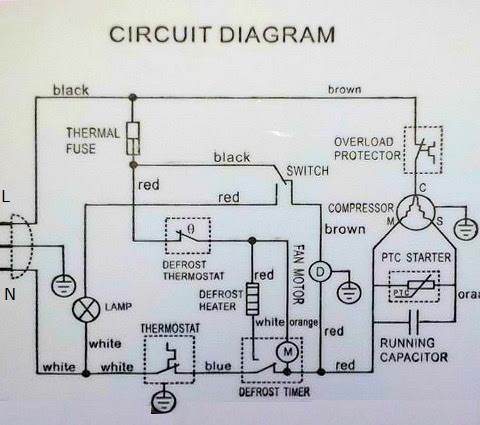 Refrigerator Wiring Diagram Repair