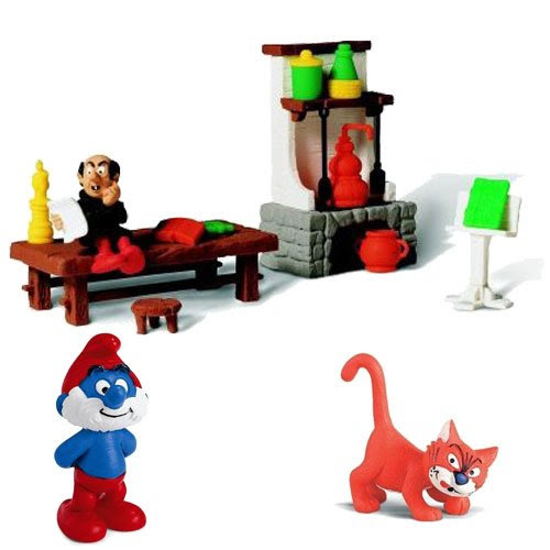 gargamel and azrael toys