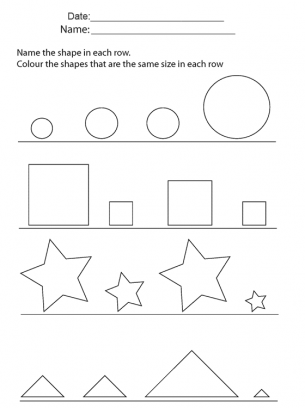 Sorting By Size Kindergarten Worksheets - Brent Acosta&#039;s Math Worksheets