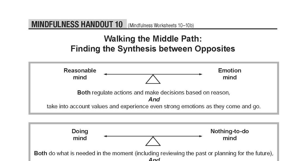 Radical Acceptance Worksheet Pdf - Worksheets