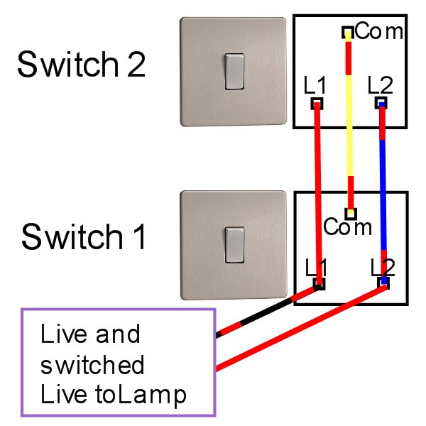 Wire Up A 2 Way Light Switch Australia, Two Way Light Switch Wiring Diagram Australia