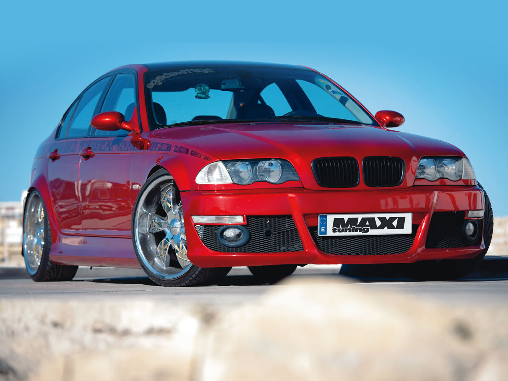 BMW e46 Вишневая