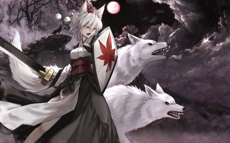 Anime Girl Wolf Wallpaper gambar ke 14