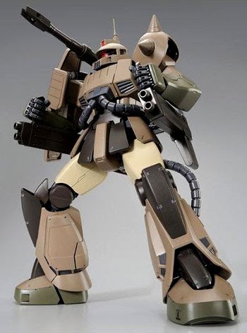 MG MS-06K Zaku Cannon (Gundam Unicorn Ver.) English Color Guide & Paint