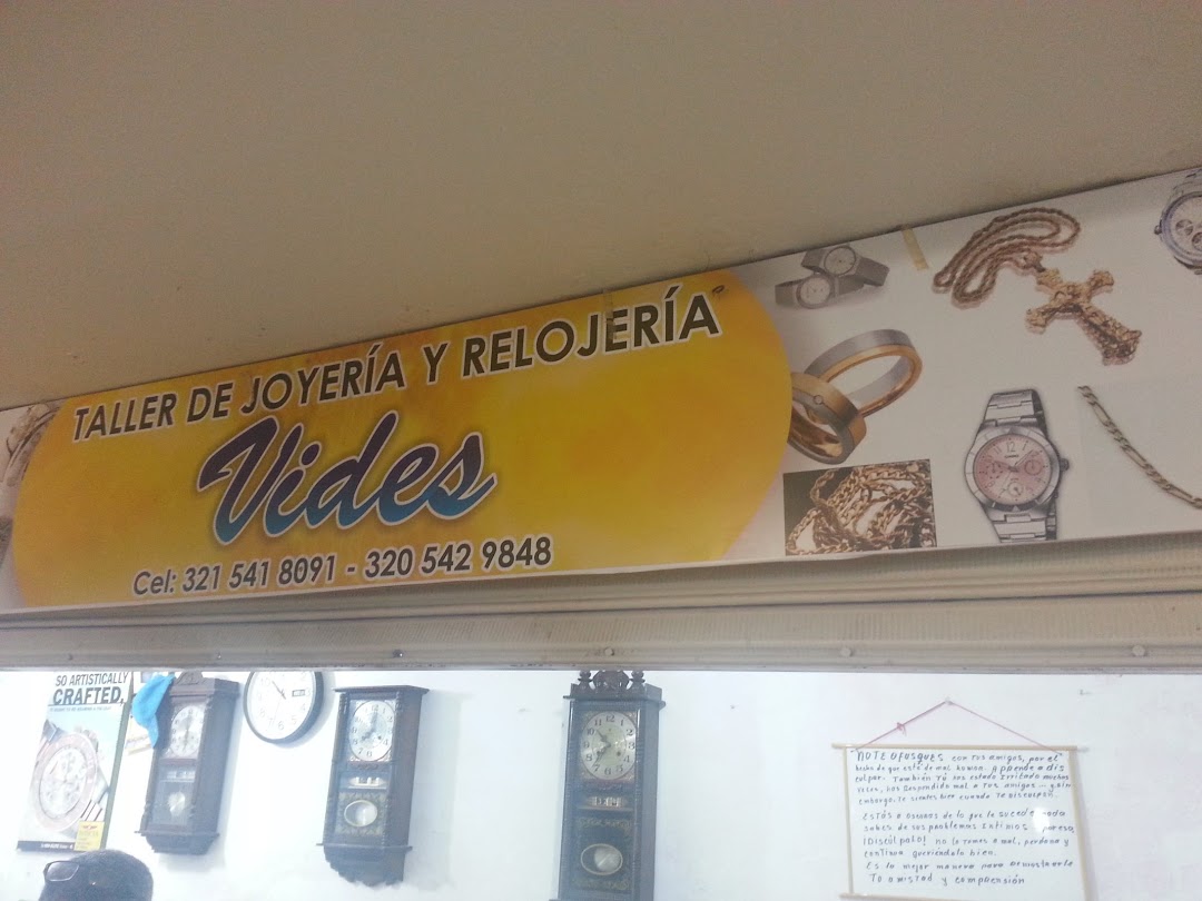 TALLER DE JOYERIA Y RELOJERIA Vides