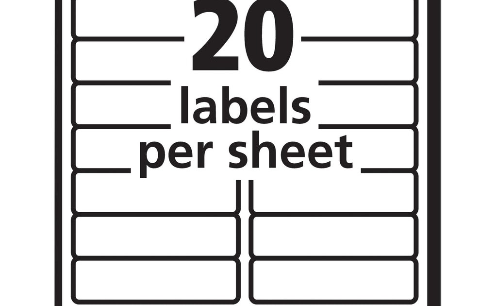 34 Avery 1x4 Label Template Best Labels Ideas 2020