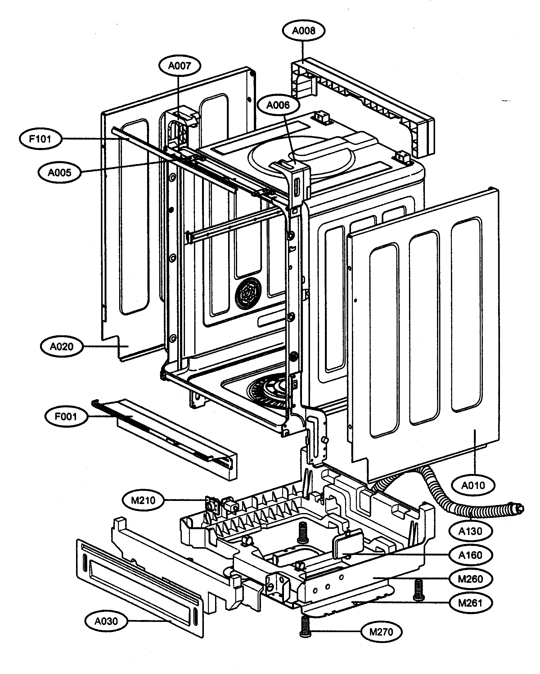 Wiring Diagram: 32 Lg Dishwasher Parts Diagram