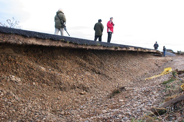 DSC_7580 Storm surge damage at Rye Harbour Nature Reserve