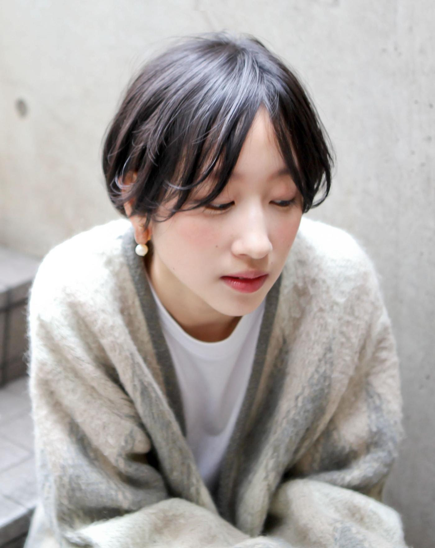 ベリーショート 前髪 ストレート Nouri Singh