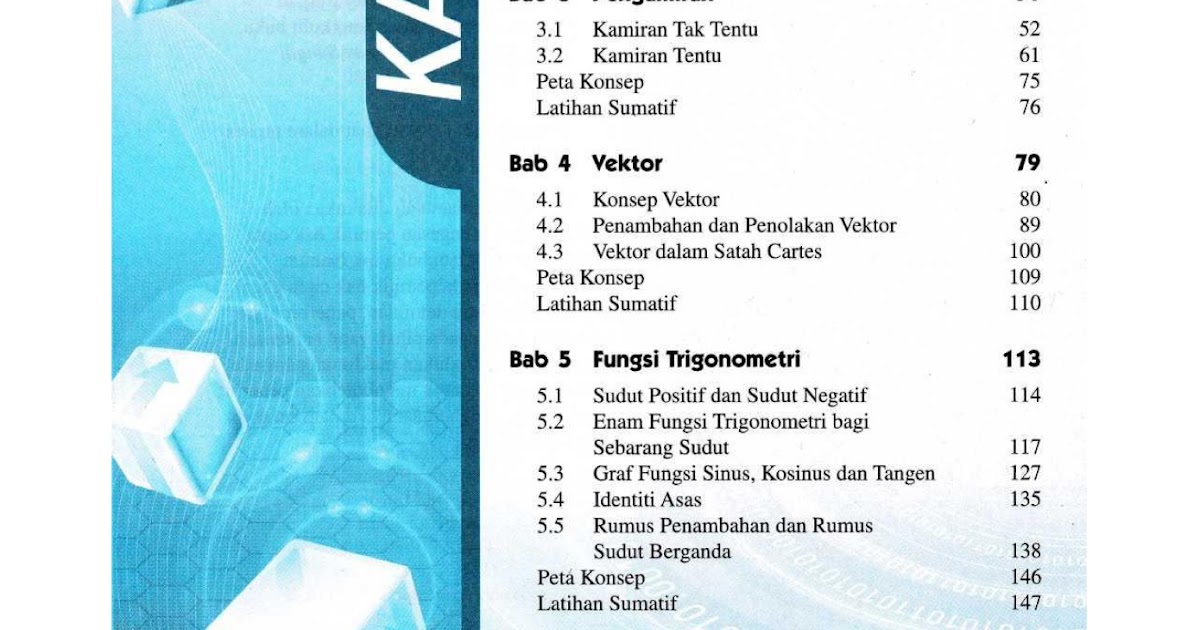 Buku Rujukan Matematik Tambahan Tingkatan 5 Kssm  Buku Teks Tingkatan