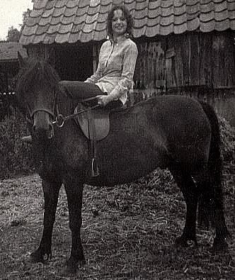 1970 Brandy and me.