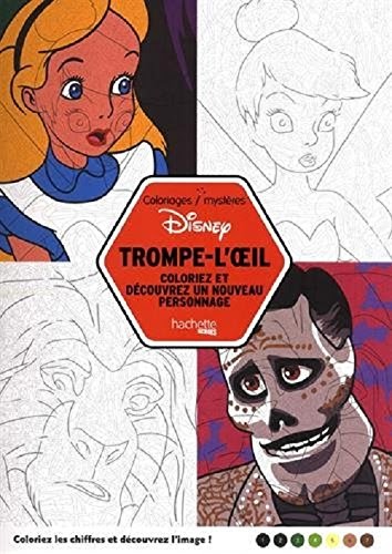 Télécharger Coloriages Mystères Disney Trompe l'oeil Coloriez et