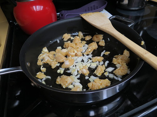 sausage, onion, garlic